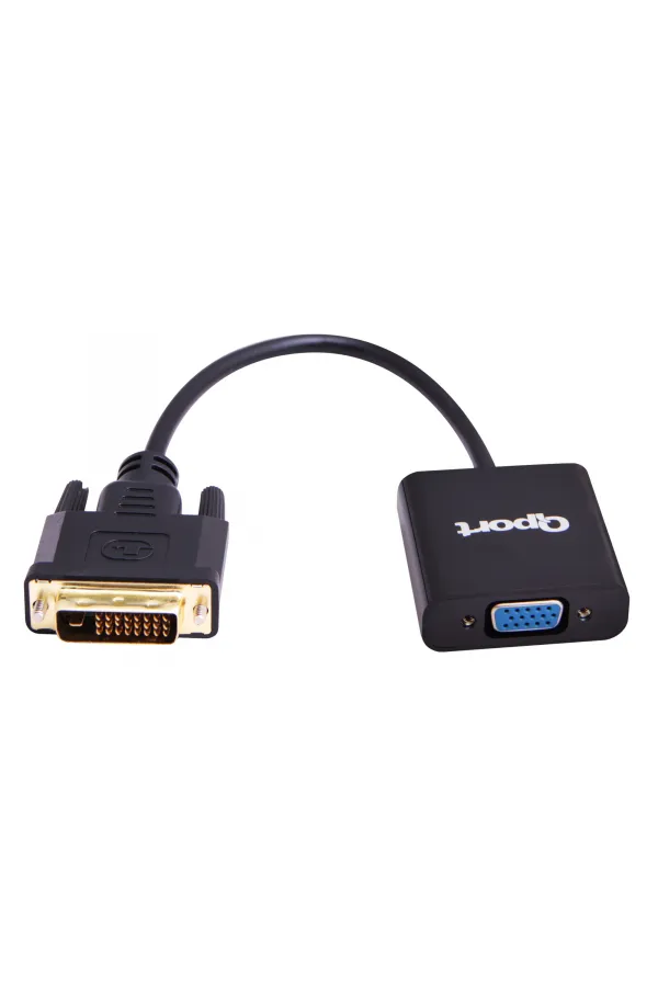 QPORT Q-VDV2 DVI TO VGA 24+1 ÇEVİRİCİ QPORT Q-VDV2 DVI TO VGA 24+1 ÇEVİRİCİ