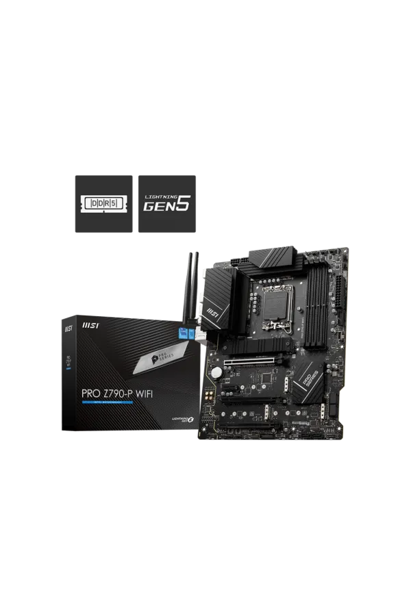 MSI PRO Z790-P WIFI DDR5 7000MHZ(OC) M.2 ATX 1700p MSI PRO Z790-P WIFI DDR5 7000MHZ(OC) M.2 ATX 1700p