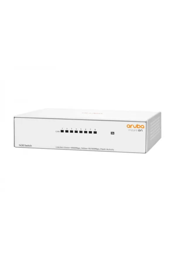 HPE R8R45A 1430-8G 8PORT 10/100/1000 YÖNETİLEMEZ SWITCH HPE R8R45A 1430-8G 8PORT 10/100/1000 YÖNETİLEMEZ SWITCH