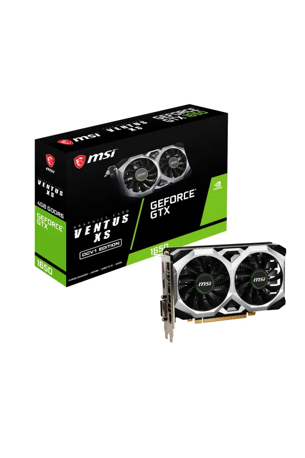 MSI GTX 1650 D6 VENTUS XS OCV1 4GB DP HDMI 128Bit MSI GTX 1650 D6 VENTUS XS OCV1 4GB DP HDMI 128Bit