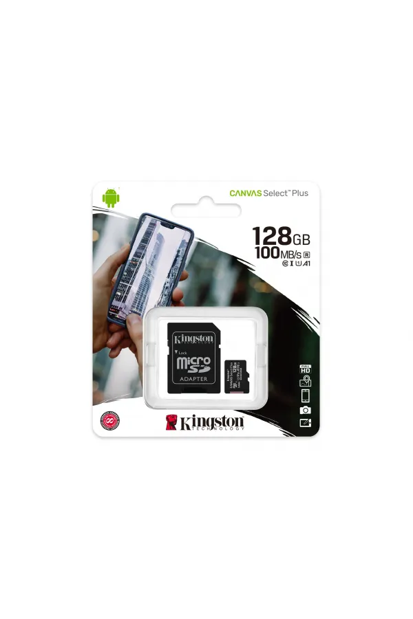 128GB MICRO SD SELECT PLUS KINGSTON SDCS2/128GB 128GB MICRO SD SELECT PLUS KINGSTON SDCS2/128GB