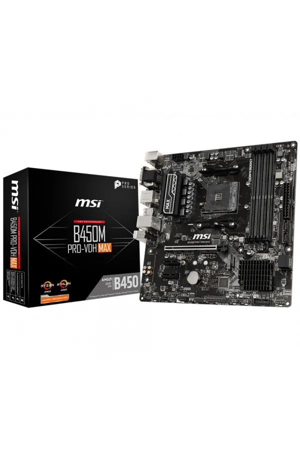 MSI B450M PRO-VDH MAX 3866(OC)MHZ DDR4 HDMI MATX AM4 MSI B450M PRO-VDH MAX 3866(OC)MHZ DDR4 HDMI MATX AM4