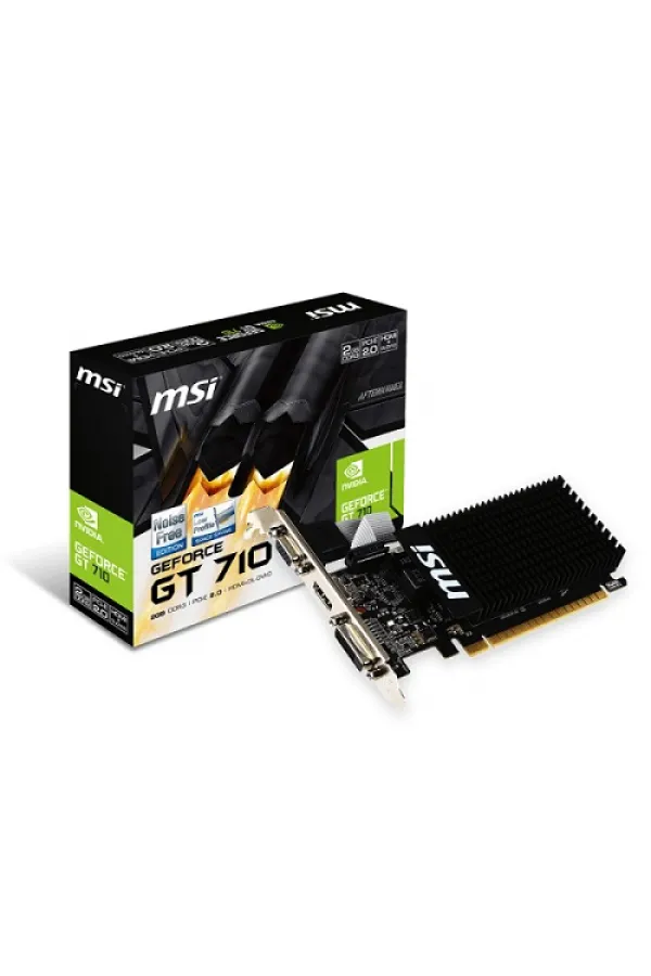 MSI GT 710 2GD3H 2GB LP DDR3 64Bit DVI/HDMI/VGA MSI GT 710 2GD3H 2GB LP DDR3 64Bit DVI/HDMI/VGA