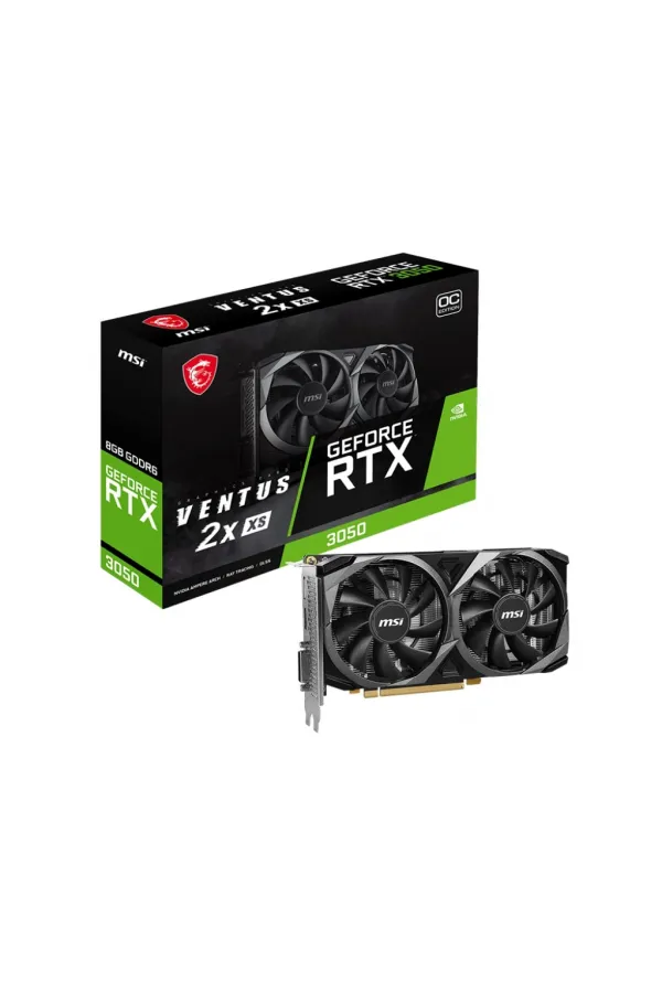 MSI GEFORCE RTX 3050 VENTUS 2X XS 8G OC GDDR6 HDMI DP DVI 128Bit MSI GEFORCE RTX 3050 VENTUS 2X XS 8G OC GDDR6 HDMI DP DVI 128Bit