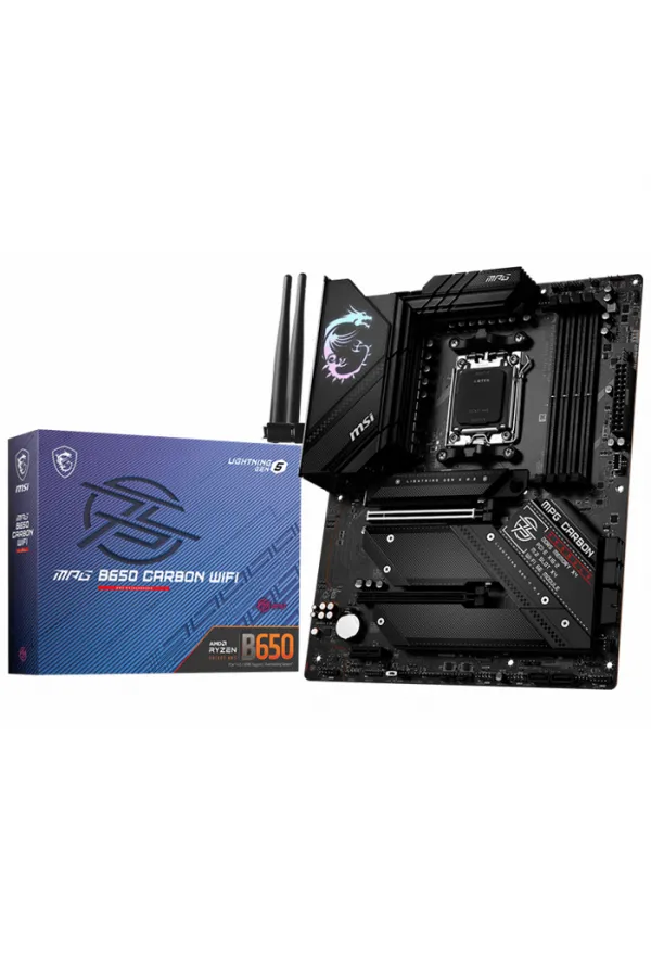 MSI MPG B650 CARBON WIFI DDR5 6600MHz(OC) HDMI DP M.2 ATX MSI MPG B650 CARBON WIFI DDR5 6600MHz(OC) HDMI DP M.2 ATX