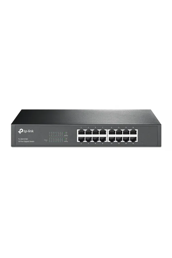 TP-LINK TL-SG1016D 16PORT 10/100/1000 YÖNETİLEMEZ SWITCH TP-LINK TL-SG1016D 16PORT 10/100/1000 YÖNETİLEMEZ SWITCH