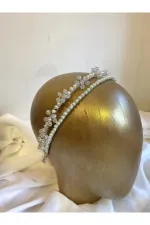 Inci Kristal Ikili Taç Gelin , Nişan , Kına , Özel Gün Tacı