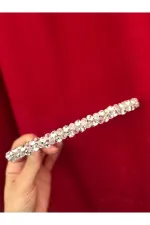 Kristal Işlemeli Gelin Nişan Kına Nikah Tacı