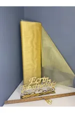 Gold Kristal Tül En 3 Mt Boy 1 Mt Gold Kristal Tül En 3 Mt Boy 1 Mt