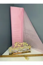 Pembe Kristal Tül En 3 Mt Boy 1 Mt Pembe Kristal Tül En 3 Mt Boy 1 Mt