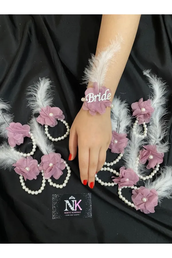 Nedime Bilekliği, Bride To Be, Bekarlığa Veda Partisi, Düğün, Kına Gecesi Bileklik 10 Adet
