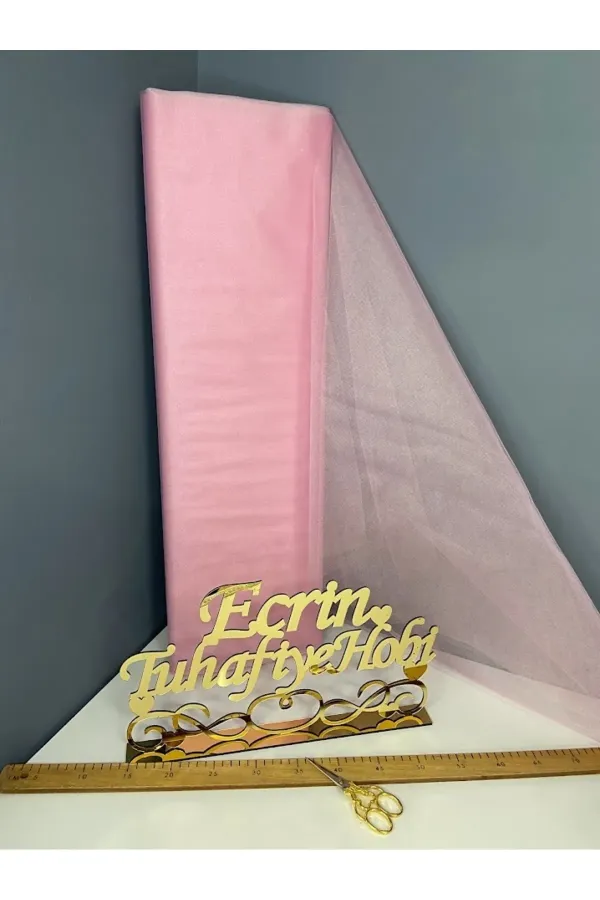Pembe Kristal Tül En 3 Mt Boy 1 Mt Pembe Kristal Tül En 3 Mt Boy 1 Mt